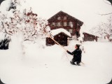 In schweren Wintern bewahrte er die Obstbäume vor Schneebruch